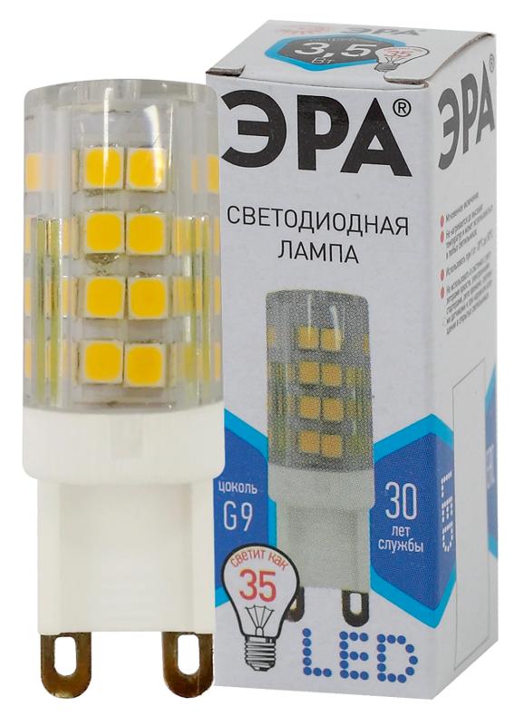 Лампа светодиодная LED 3,5Вт G9 220В 4000К smd JCD капсульная | Б0027862 | ЭРА — ЭРА (Энергия света)