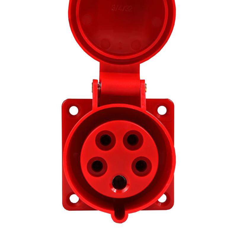 Розетка 325-32А-6h-380AC-3P+PE+N-IP44 | 222761 | КЭАЗ — КЭАЗ (Курский электроаппаратный завод)