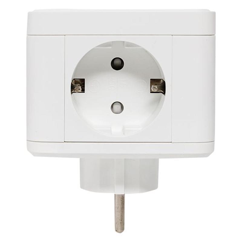Тройник "Куб" 2 гнезда 2USB 2,4А+Type C + Ночник | UBA-CUB-T2-TC | EKF — миниатюра 10