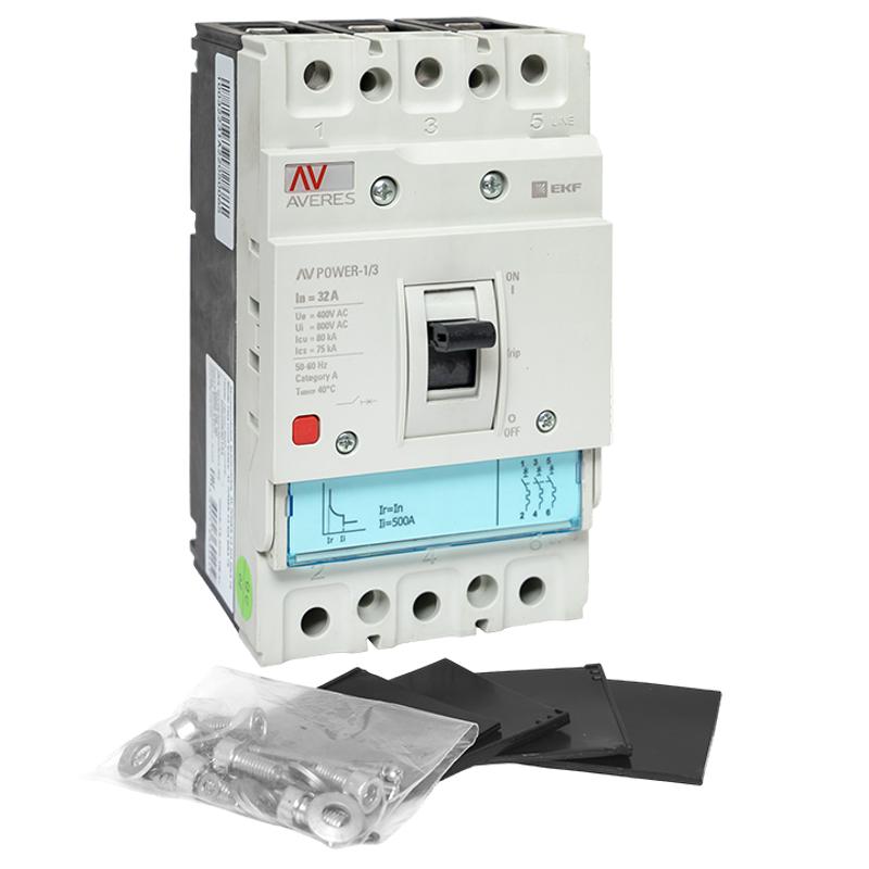 Выключатель автоматический AV POWER-1/3  32А 80kA TR AVERES | mccb-13-32H-TR-av | EKF — миниатюра 8
