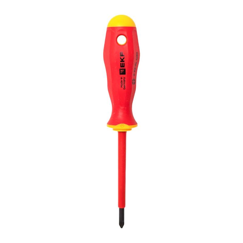 Отвертка Professional PZ-FL1х80 мм VDE 1000В |pz-fl-1-80-pro-in|EKF — EKF
