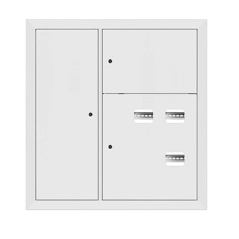 Щит этажный 3 кв. RAL9003 со слаботочным отсеком слева (1000х950х150) | mb29-v-3z-ral9003 | EKF — фото 1 | Sento