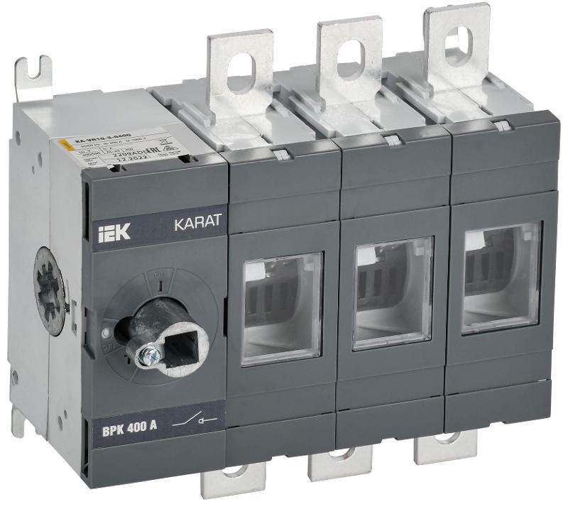 KARAT Выкл-разъед. ВРК без рукоятки 3P 400А  | KA-VR10-3-0400 | IEK — фото 1 | Sento