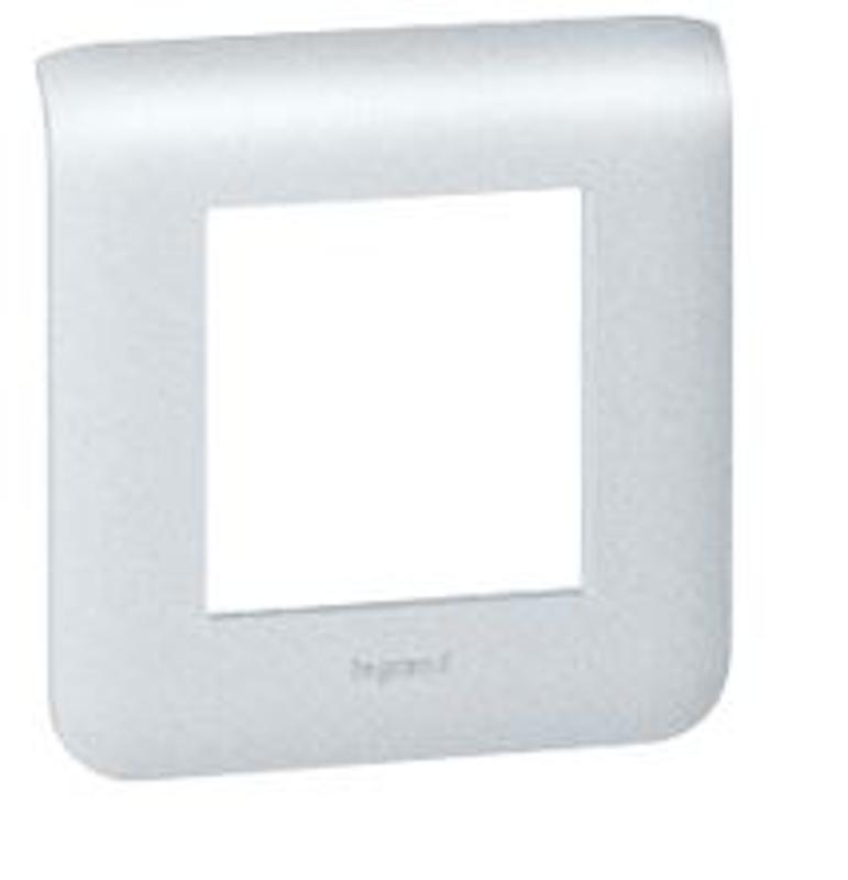 Рамка пластиковая 2 модуля Алюминий Mosaic 0 | 079302 | Legrand — Legrand