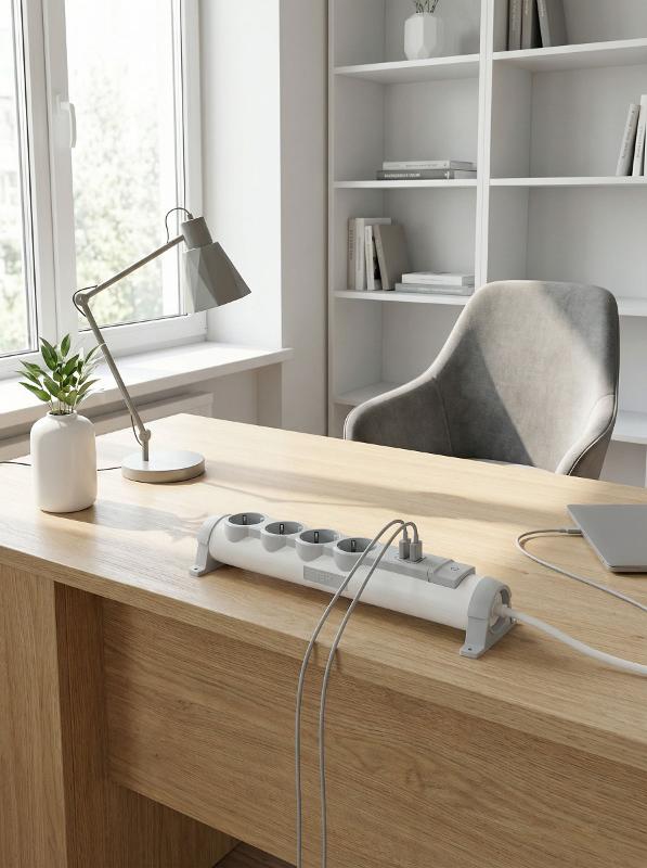 COMFORT Удл. У06К 1,5м 3х1,5мм2 16А USB A+C 20Вт бел. — миниатюра 5