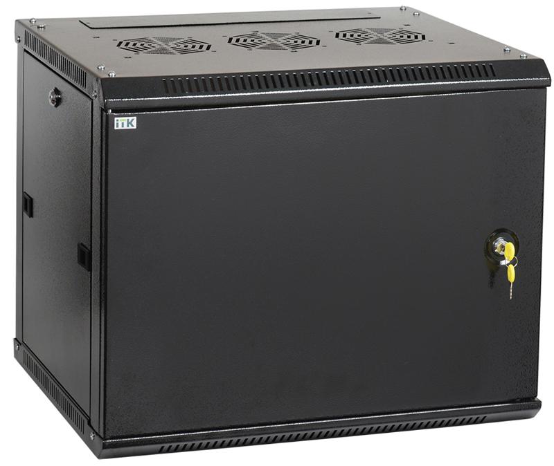 Шкаф LINEA W 6U 600x450 мм дверь металл, RAL9005 | LWR5-06U64-MF | ITK — миниатюра 2