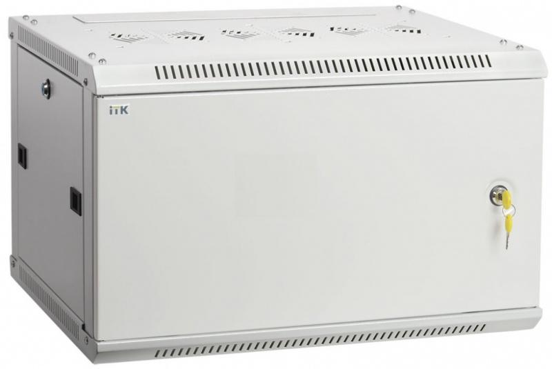 Шкаф LINEA W 9U 600x600 мм дверь металл, RAL7035 | LWR3-09U66-MF | ITK — миниатюра 2