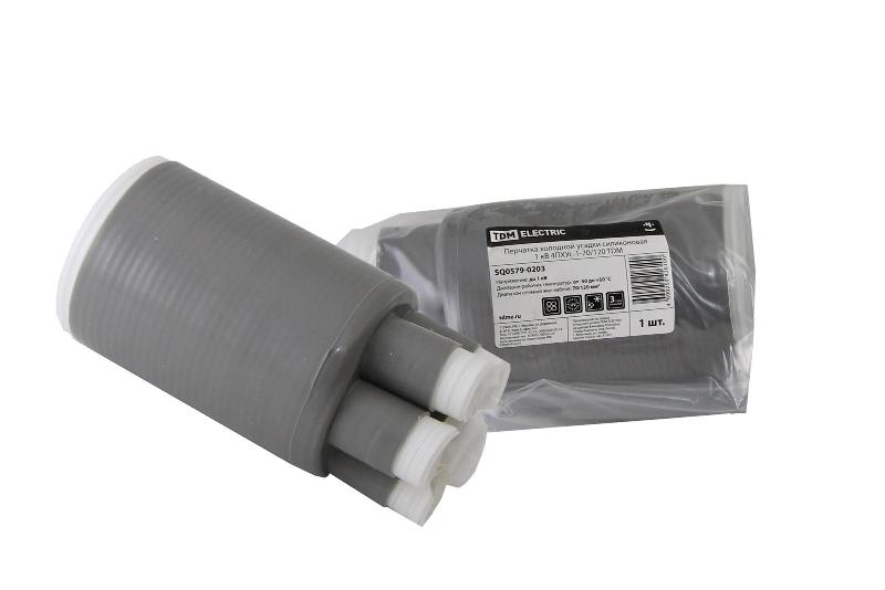 Перчатка холодной усадки силиконовая 1 кВ 4ПХУс-1-70/120 | SQ0579-0203 | TDM — TDM ELECTRIC