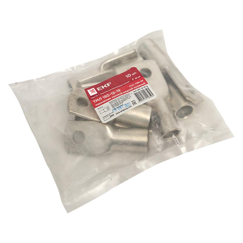 Наконечник медный луженый ТМЛ 150-12-19 EKF PROxima | tml-150-12-19-g | EKF — миниатюра 2