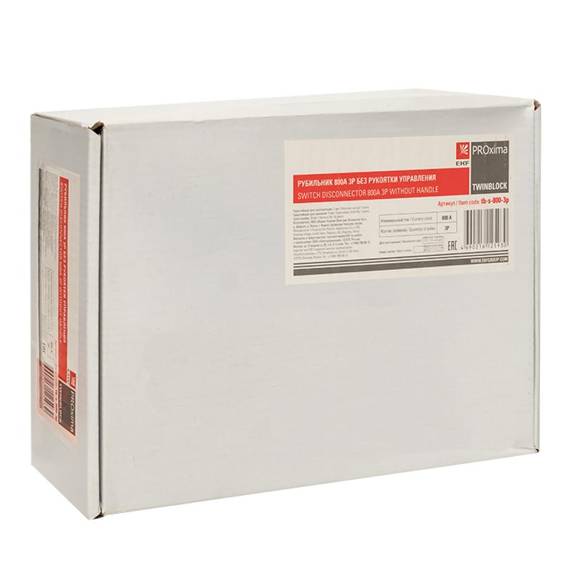 Рубильник 800A 3P без рукоятки управления TwinBlock | tb-s-800-3p | EKF — миниатюра 6
