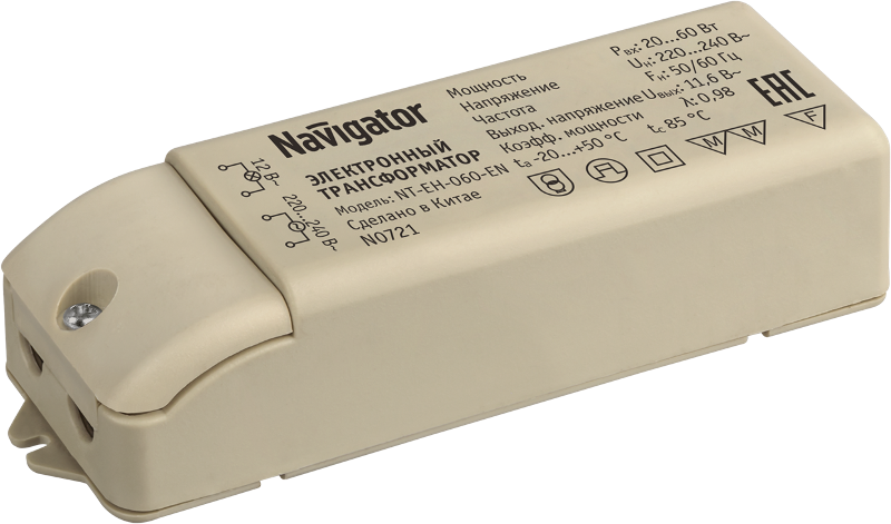 Трансформатор NT-EH-060-EN | 94432 | Navigator — Navigator