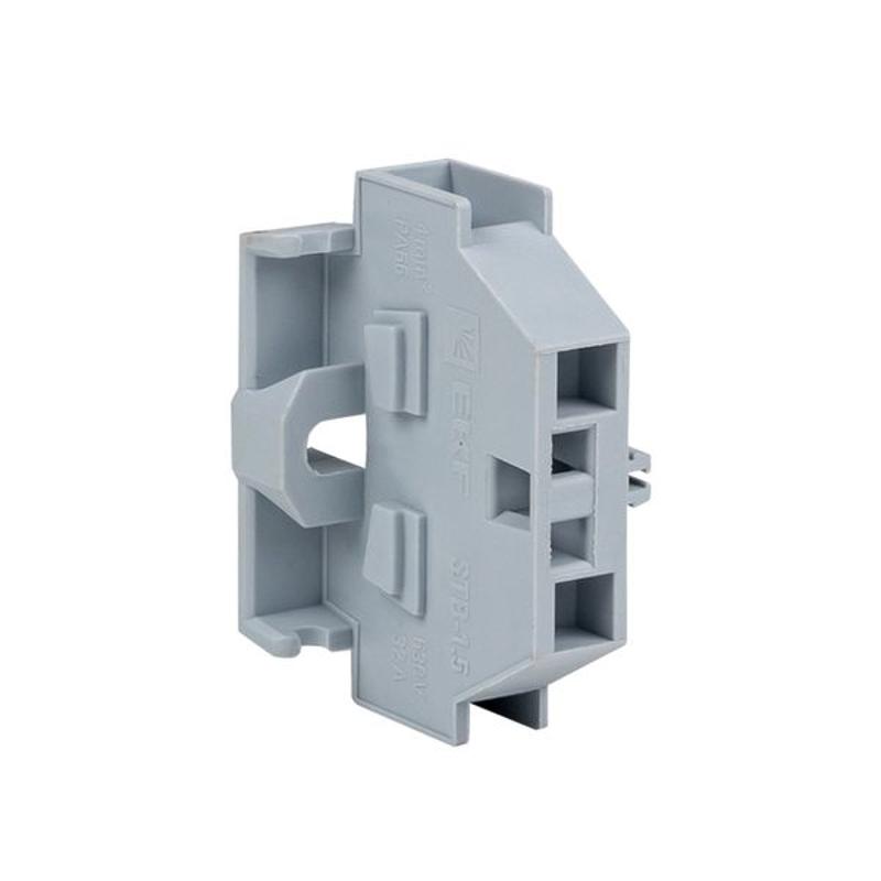 Миниклемма STB-2.5 24A (50 шт) серая PROxima | stb-m-2.5-gray-r | EKF — EKF