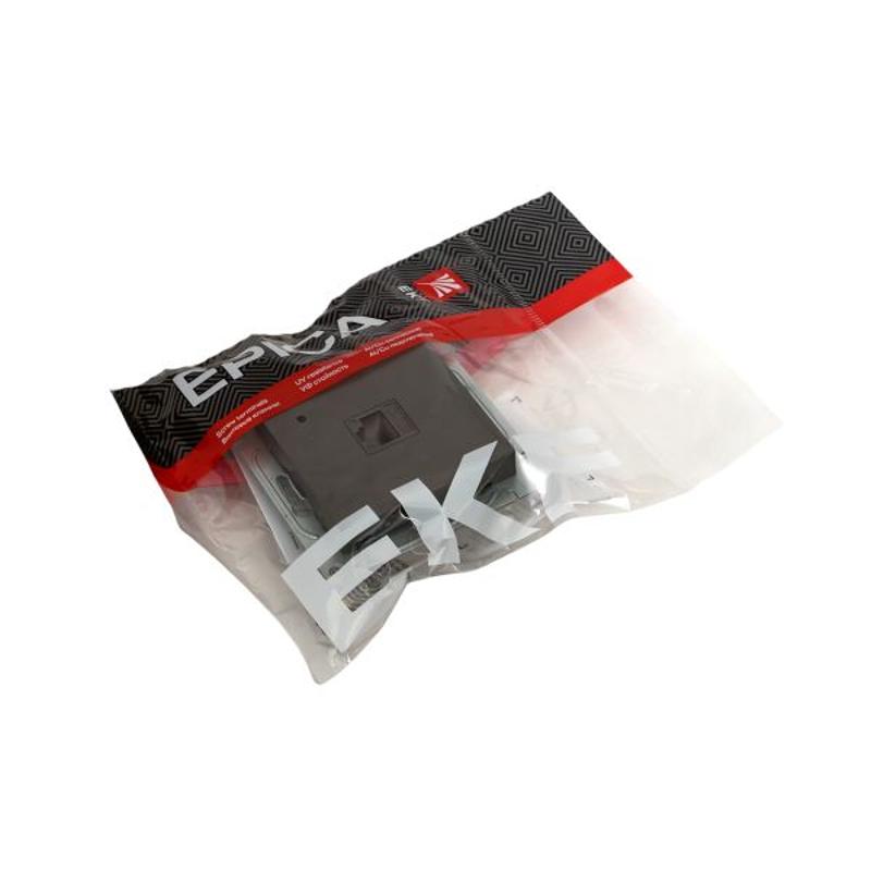 Механизм розетки RJ45 (cat5), мокко Эпика  |UP1-SOM-RJ45-5| EKF — миниатюра 10