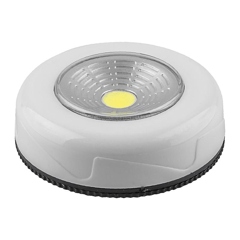 Светильник светодиодный-кнопкаFN1205 1LED 2W (3шт в блистере) 120Lm, 69*25мм, белый | 23375 | FERON — миниатюра 2
