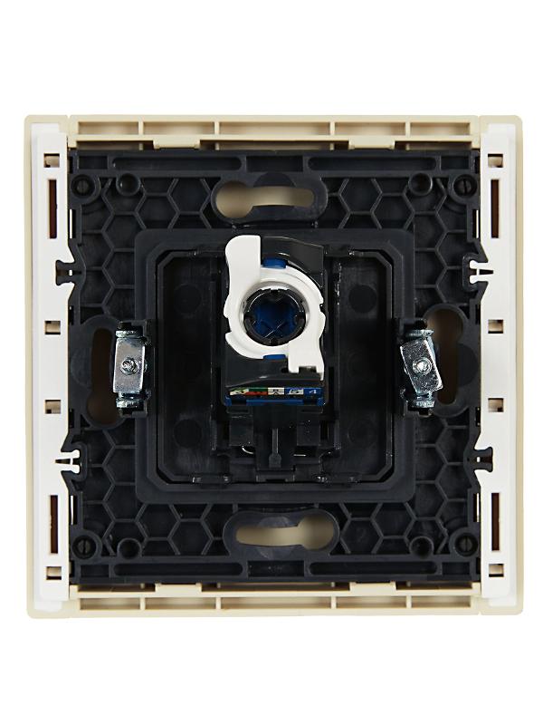 FORTE&PIANO Розетка комп. RJ45 кат.6 FP431 ваниль | FP-K10-2-K10 | IEK — миниатюра 3