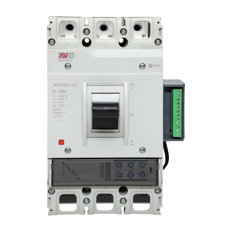 Выключатель автоматический AV POWER-3/3 400А 50kA ETU2.2 | mccb-33-400-2.2-av | EKF — миниатюра 4