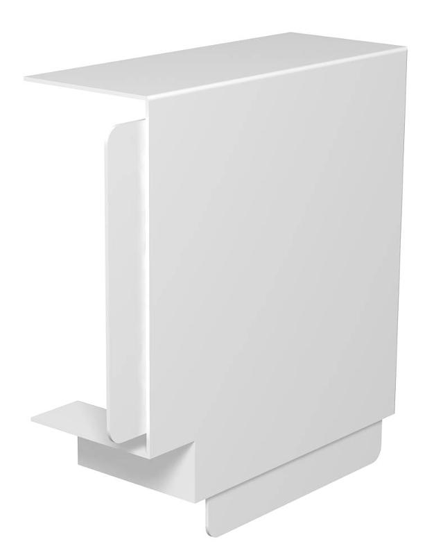 Крышка плоского угла кабельного канала WDK 80x170 мм (ПВХ,белый) (WDK HF80170RW) | 6193021 | OBO Bettermann — OBO Bettermann