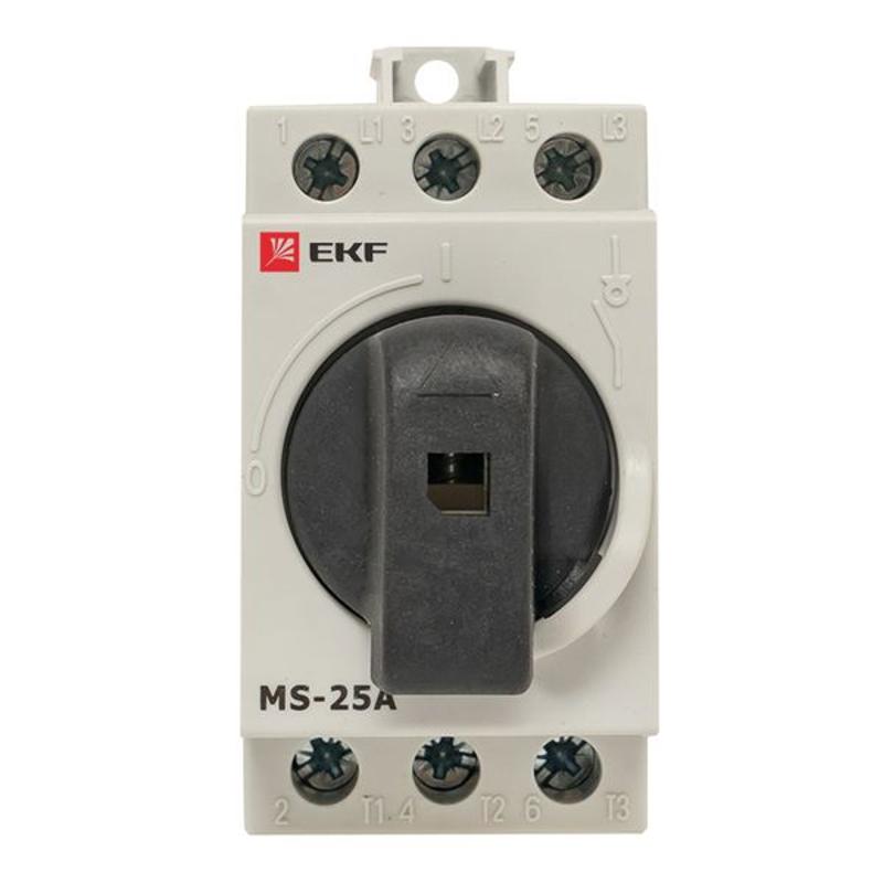 Рубильник модульный MS-25A 3P на DIN-рейку | ms-25d | EKF — миниатюра 11
