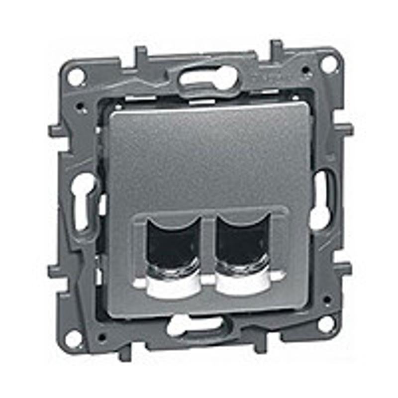 Etika Алюминий Розетка компьютерная RJ45, категория 5е UTP — миниатюра 2