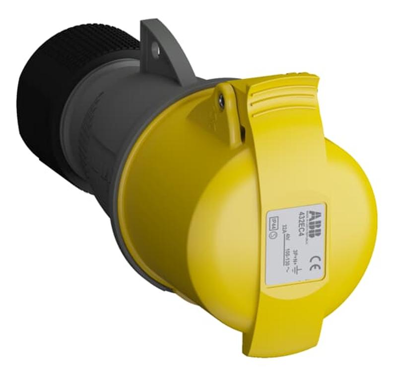 Розетка кабельная Easy&Safe 432EC4,32А,3P+N+E,IP44,4ч|2CMA102049R1000| ABB — ABB
