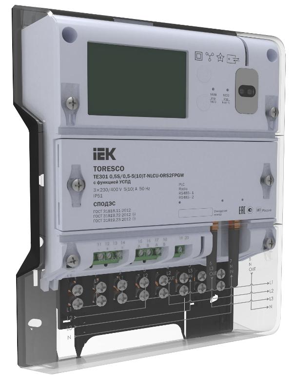 TORESCO Счетчик ЭЭ TE301 0,5S/0,5-5(10)T-NLCU-ORS2FPGW | TR-TE301-010T-5-URS2FPGW | IEK — IEK (ИЭК)