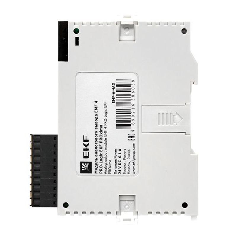Модуль аналогового вывода EMF 4 PRO-Logic (с поверкой) | EMF-A-4AO-V | EKF — миниатюра 7