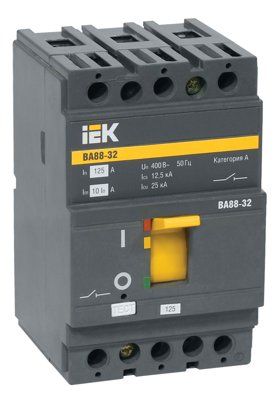 Авт. выкл. ВА88-32  3Р  50А  25кА | SVA10-3-0050-R | IEK — IEK (ИЭК)