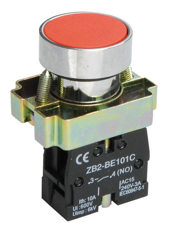 Кнопка управления LAY5-BA41 без подсветки красная 1з  | BBT60-BA-K04 | IEK — IEK (ИЭК)