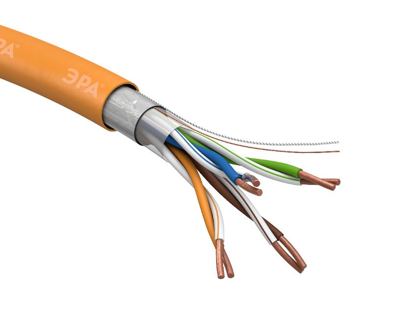 ЭРА Кабель витая пара F/UTP 4x2x24 AWG Cat5e CU нг(А) HF 305м | Б0044687 | ЭРА — миниатюра 3
