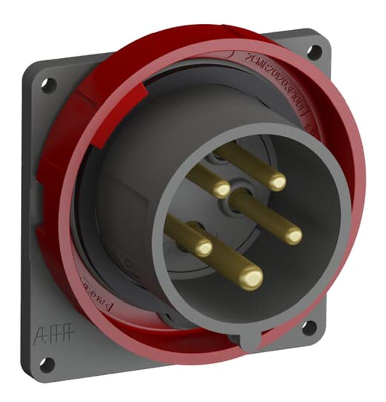 Вилка с прямым фланцем Easy&Safe 416EBU6W,16A,3P+N+E,IP67,6ч|2CMA101270R1000| ABB — ABB