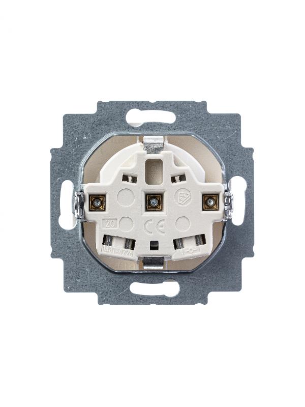 ABB Basic 55 Альп. белый Розетка с/з | 2011-0-3855  | 2CKA002011A3855 | ABB — миниатюра 2