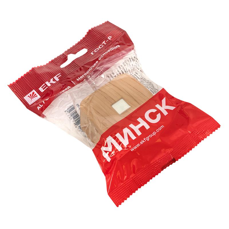Розетка RJ-45 1-местная ОП Минск, 1А, 120В, светлое дерево EKF | EGK01-035-30 | EKF — миниатюра 6