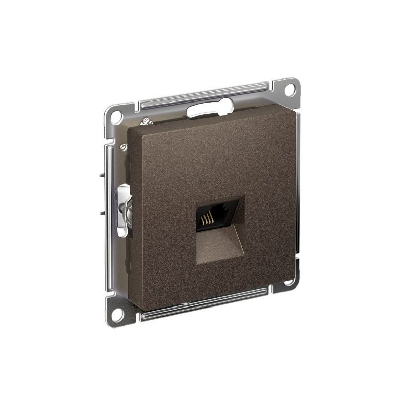AtlasDesign Мокко Розетка телефонная RJ11, механизм | ATN000681 | SE — Systeme Electric