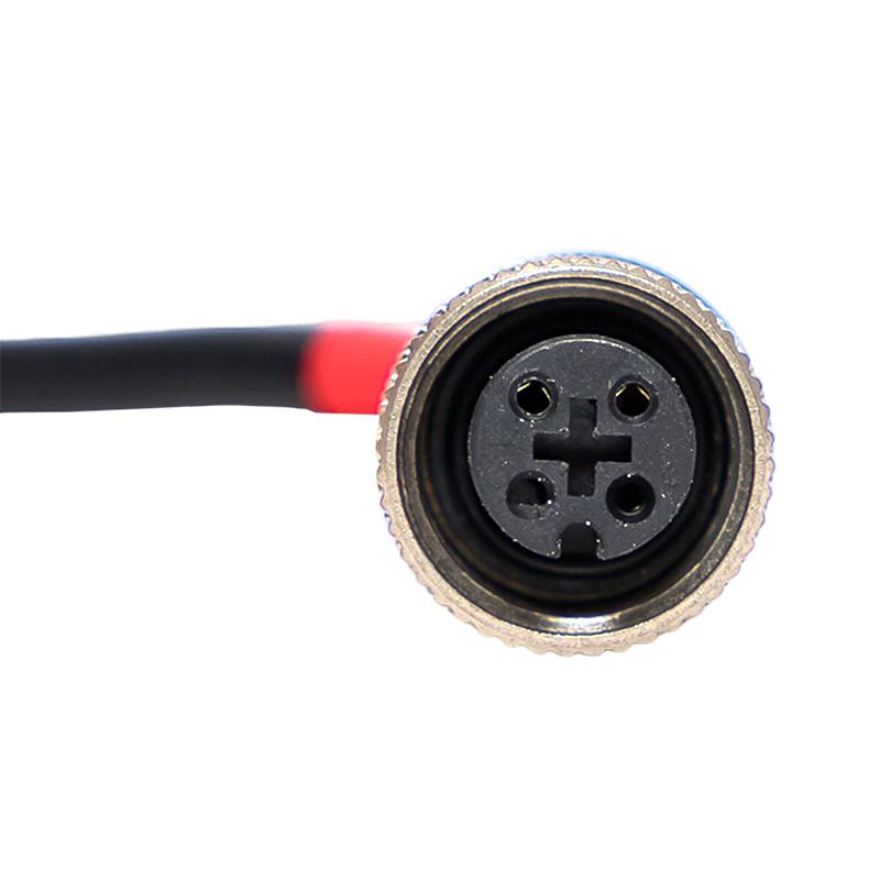 Кабель-разъем М12 4-PIN прямой PLG-12-4-2 |PLG-12-4-2| EKF — миниатюра 4