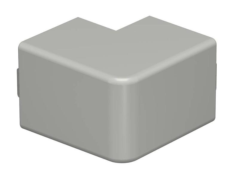 Крышка внешнего угла кабельного канала WDK 40x40 мм (ПВХ,серый) (WDK HA40040GR) | 6158412 | OBO Bettermann — OBO Bettermann