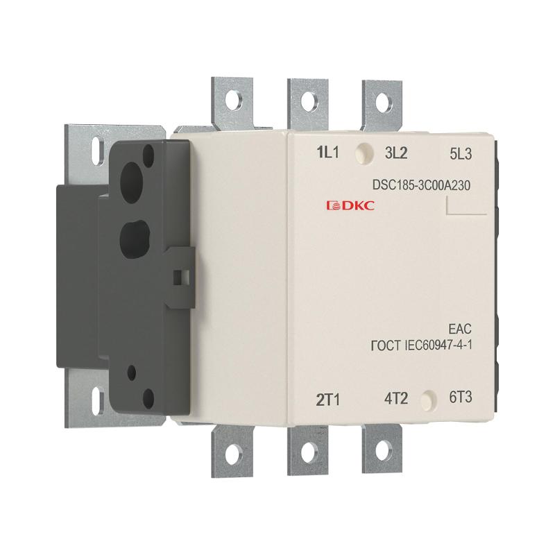 Магнитный контактор DSC185-3C00A230 185А 90кВт (AC3) кат 220В AC | DSC185-3C00A230 | DKC — миниатюра 1