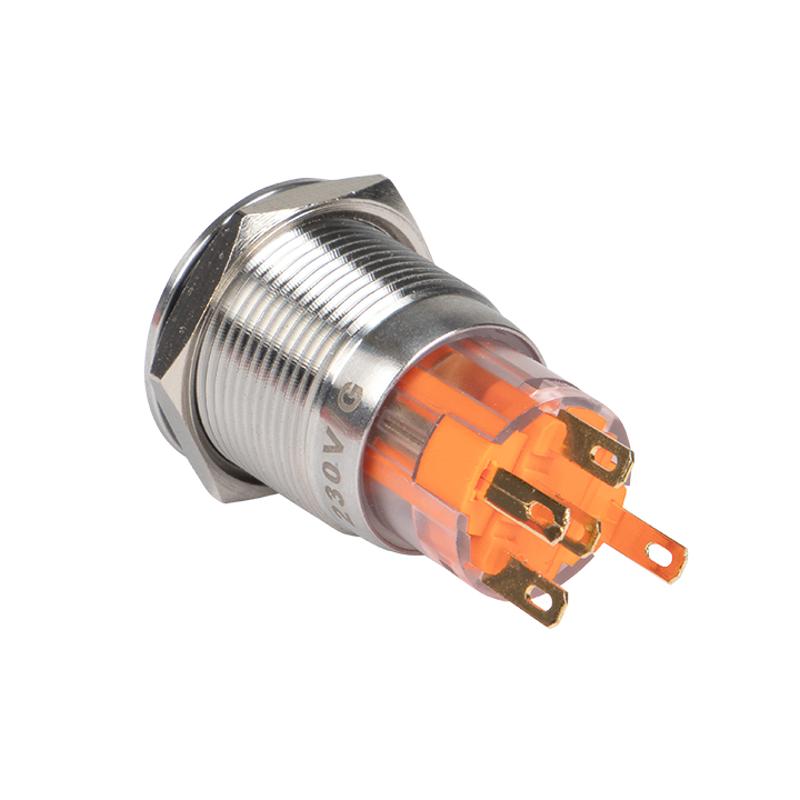Кнопка S-Pro67 19 мм без фикс. с синей подсв. 24В PROxima | s-pro67-142 | EKF — миниатюра 3