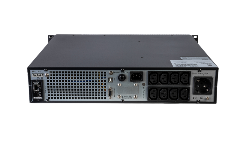 ИБП SRTSE 2 поколения 1000 ВА/Вт, 2U, 8 C13+1 Schuko, USB, RS-232, сухие контакты, SNMP-карта | SRTSE1000RTXLIG2-NC | SE — миниатюра 8