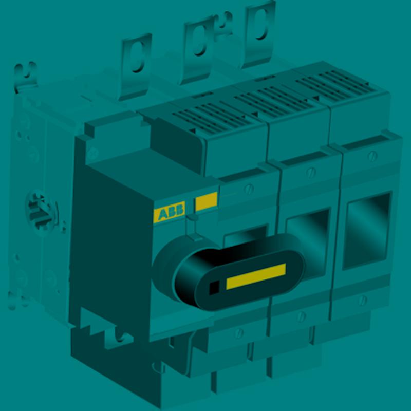Рубильник OS400D03K до 400А 3-полюсный с прямой ручкой | 1SCA022779R5410 | ABB — ABB