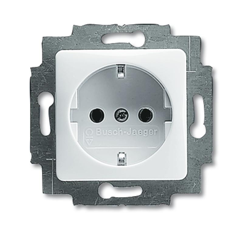Розетка SCHUKO 16А 250В, цвет альпийский белый | 2011-0-2829  | 2CKA002011A2829 | ABB — ABB