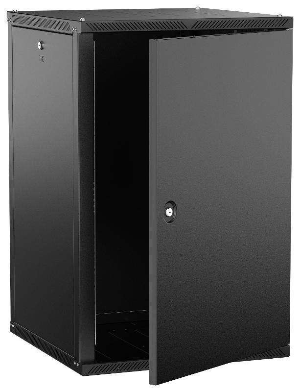 ITK LINEA W Шкаф 18U 600х600мм дверь металл черный 2.0| LWR5-18U66-MF-2| ITK — фото 1 | Sento