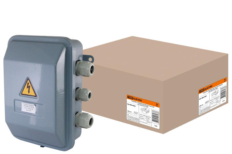 Коробка клеммная металлическая У615М IP54 | SQ1406-0002 | TDM — TDM ELECTRIC