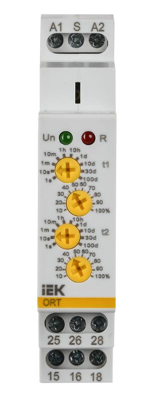 Реле циклическое ORT. 2 конт. 230 В AС  | ORT-S2-AC230V | IEK — миниатюра 2