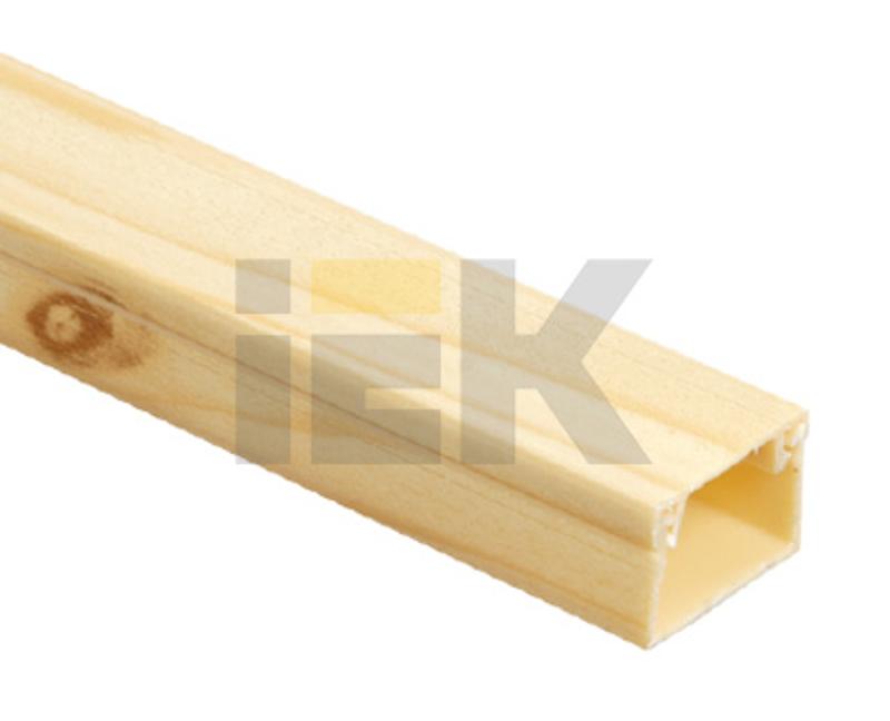 Кабель-канал 40х16 "ЭЛЕКОР" сосна. (30 м) | CKK10-040-016-1-K34 | IEK — миниатюра 3