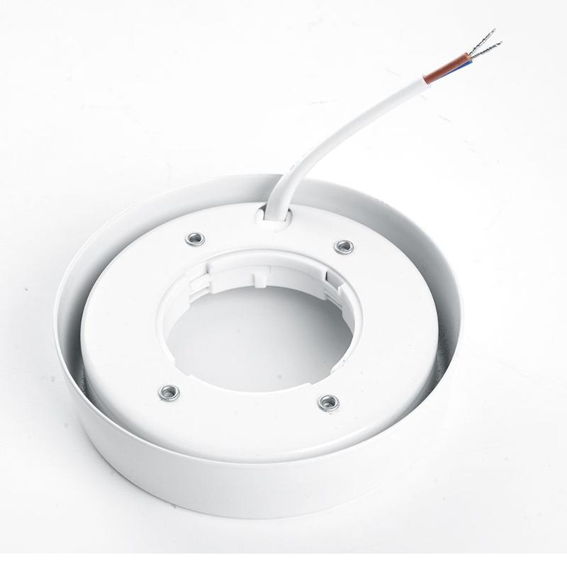 Светильник потолочный накладной, 20W 230V GX53, белый матовый без лампы, HL63 | 41703 | FERON — миниатюра 2