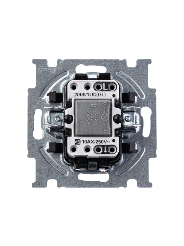 ABB Basic 55 Сл. кость Выключатель 1-клавишный с подсветкой | 1012-0-2156  | 2CKA001012A2156 | ABB — миниатюра 3
