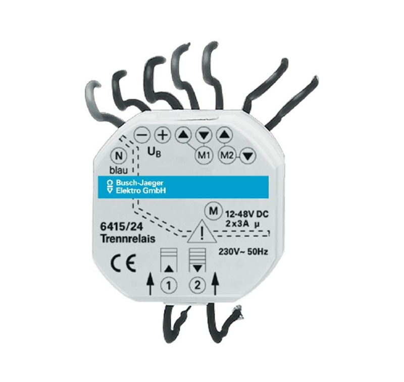 Реле разделительное для приводов постоянного тока Busch-Jalousiecontrol, 24 В | 6410-0-0363  | 2CKA006410A0363 | ABB — ABB