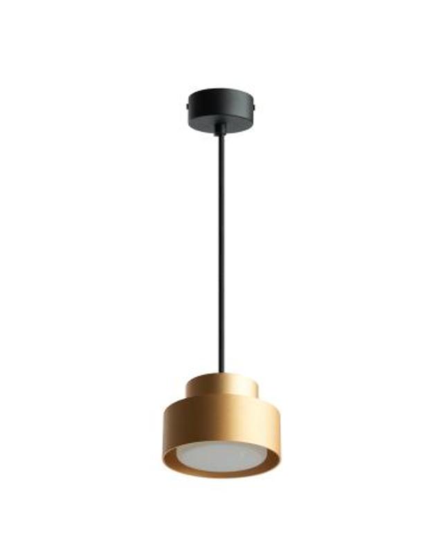 Светильник потолочный на подвесе GX53 12W 230V, золото D75*H110 HL3678 | 48411 | FERON — Feron