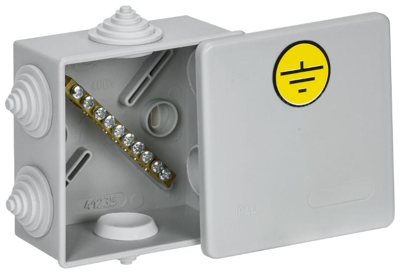 Коробка КУП КМ41360 85х85х40мм IP44 6 вв. (7035) | UKO21-085-085-040-K41-44U | IEK — IEK (ИЭК)