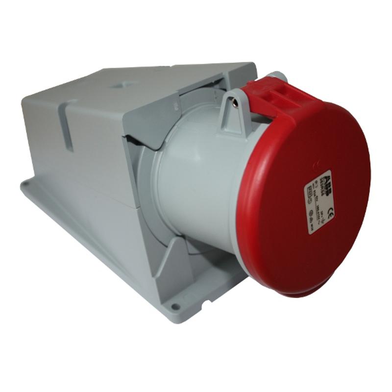 Розетка для монтажа на ПОВЕРХНОСТЬ 63A. 3P+E. IP44 363 RS6 | 2CMA167498R1000 | ABB — миниатюра 2